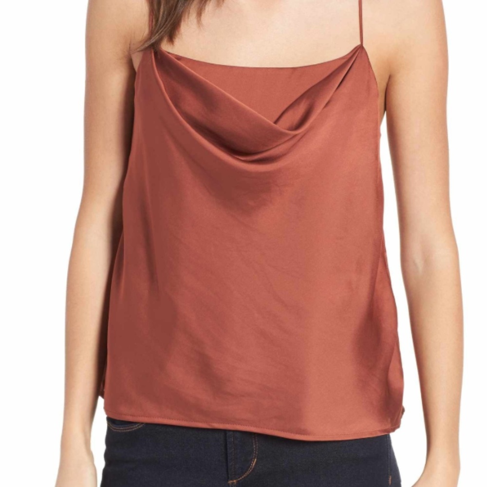 ASTR The Label Cowl Neck Tank Cami S